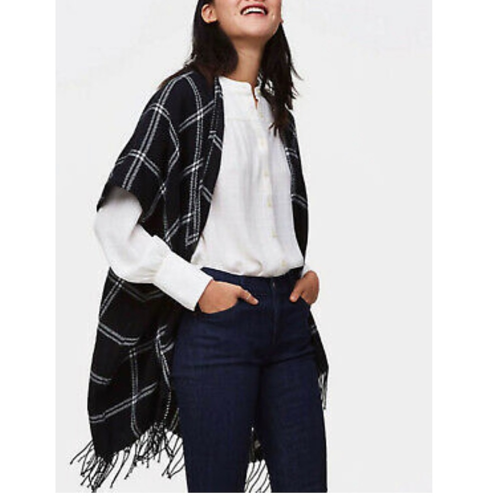 Ann Taylor Loft Poncho